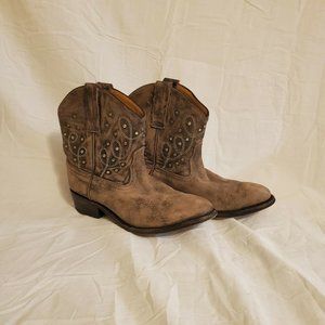 MIZ MOOZ Cozumel Distressed Leather Ankle Boot Sz7